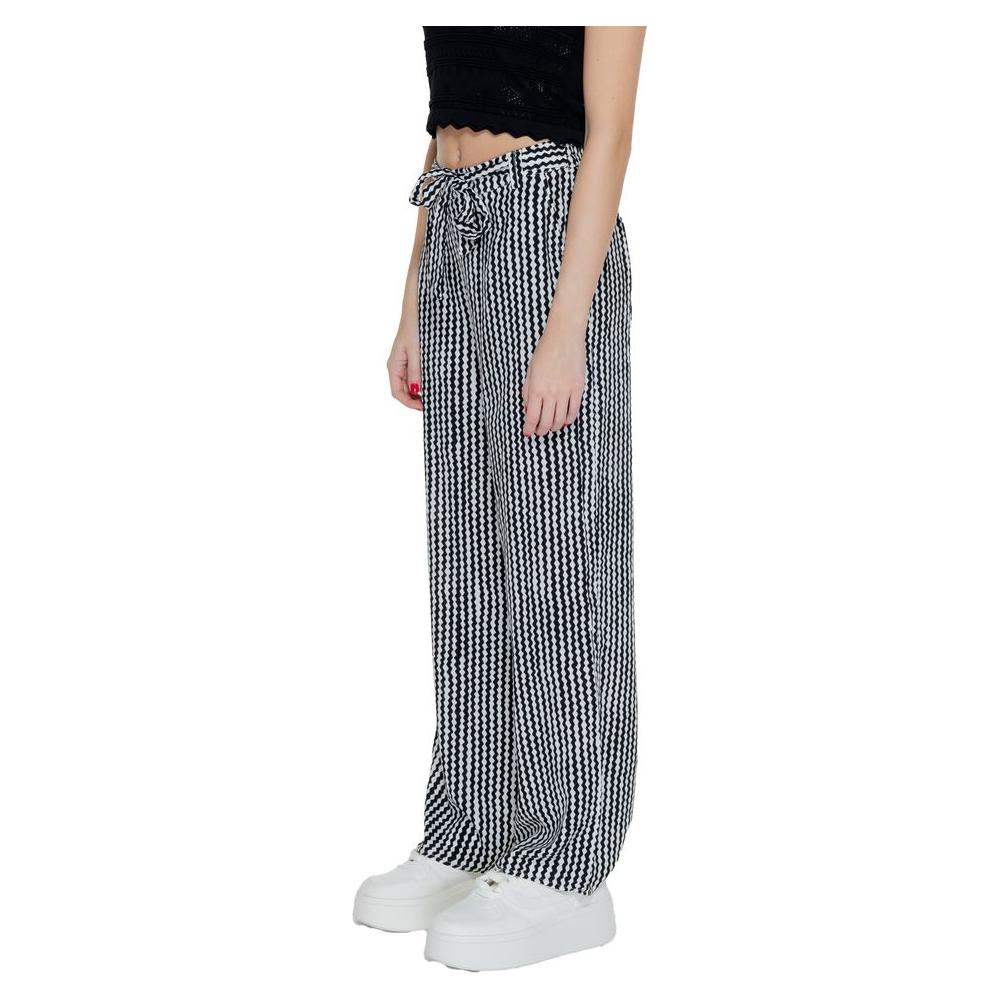 Only Black Viscose Jeans & Pant Only Gray