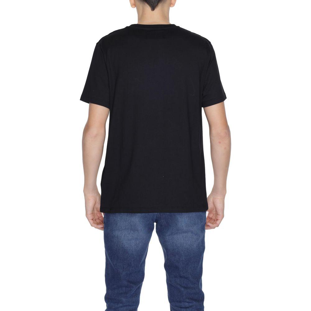 Underclub Black Cotton T-Shirt Underclub Dark Slate Gray