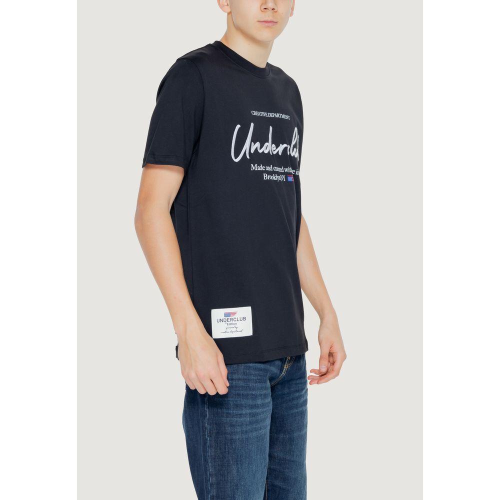 Underclub Black Cotton T-Shirt Underclub Light Gray