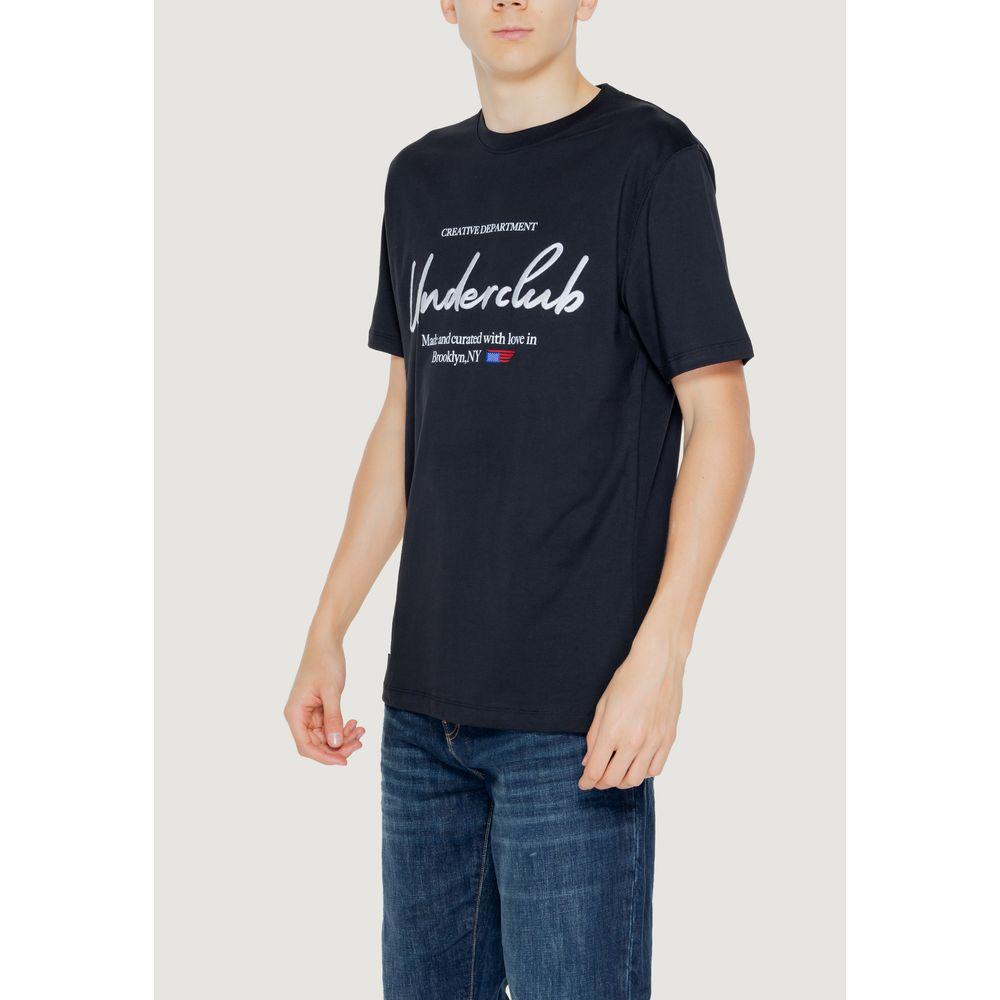 Underclub Black Cotton T-Shirt Underclub Light Gray