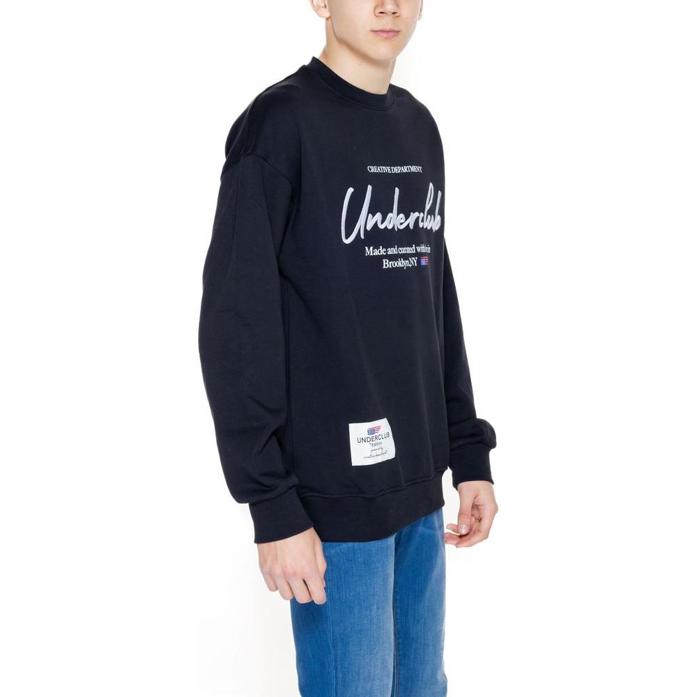 Underclub Black Cotton Sweater Underclub Dark Slate Gray