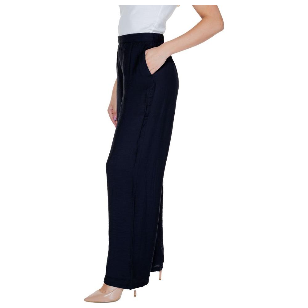 Vero Moda Black Viscose Jeans & Pant Vero Moda Black