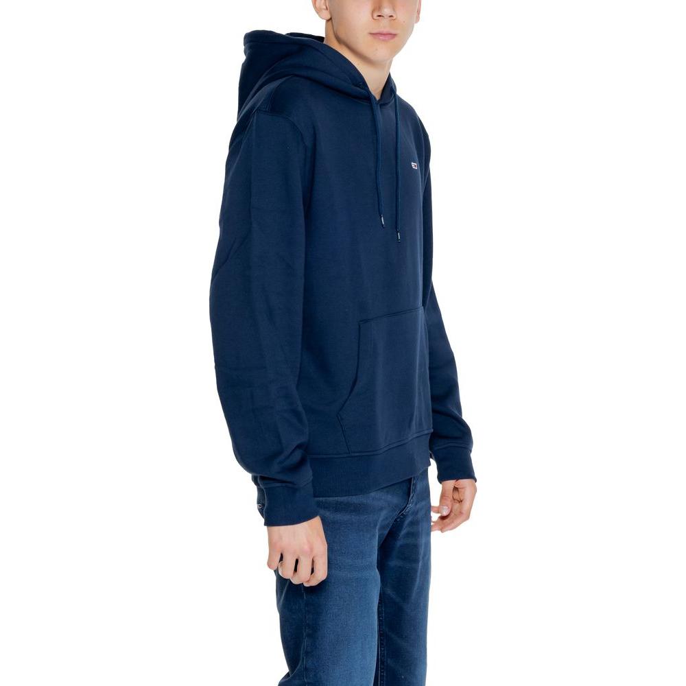 Tommy Hilfiger Jeans Blue Recycled Cotton Sweater Tommy Hilfiger Jeans Midnight Blue
