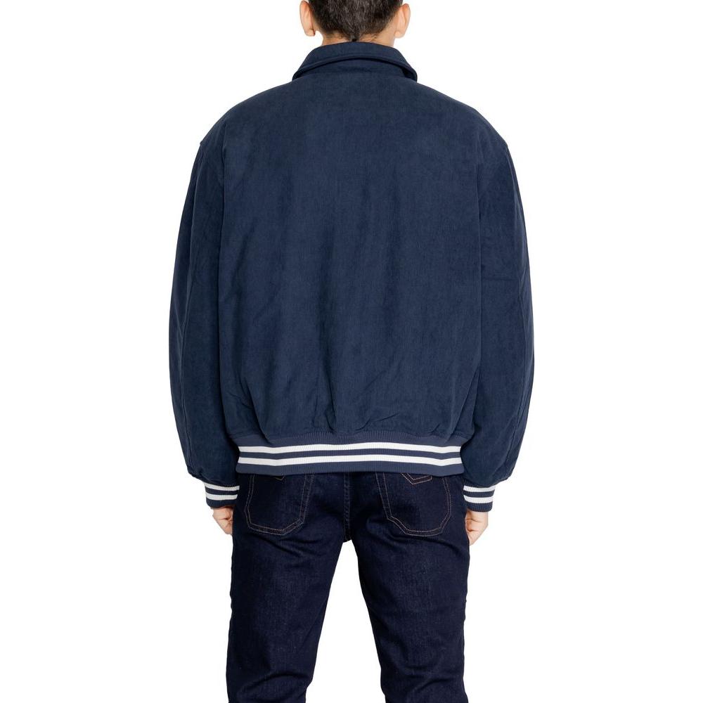Tommy Hilfiger Jeans Blue Recycled Polyester Jacket Tommy Hilfiger Jeans Dark Slate Gray