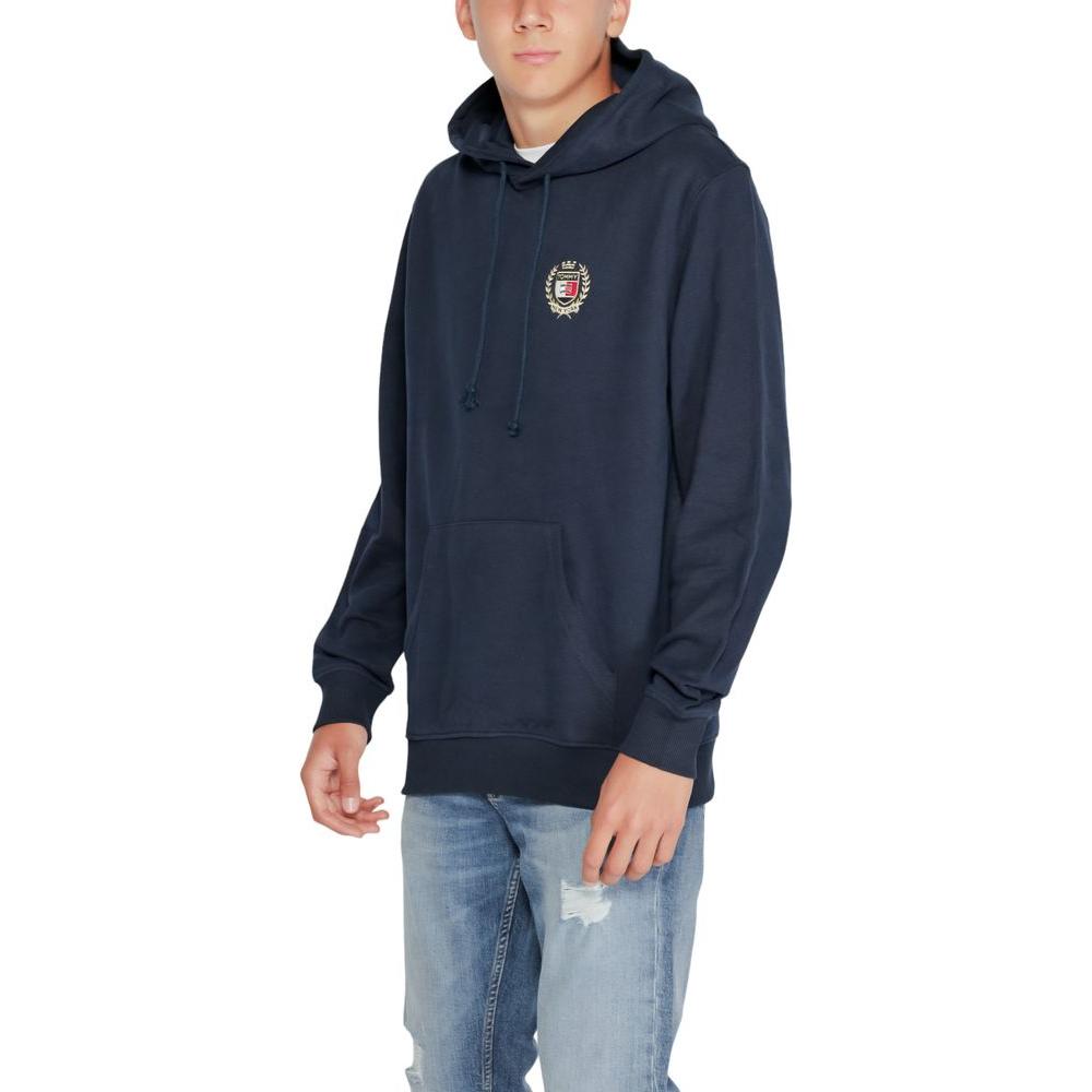 Tommy Hilfiger Jeans Blue Cotton Sweater Tommy Hilfiger Jeans Dark Slate Gray