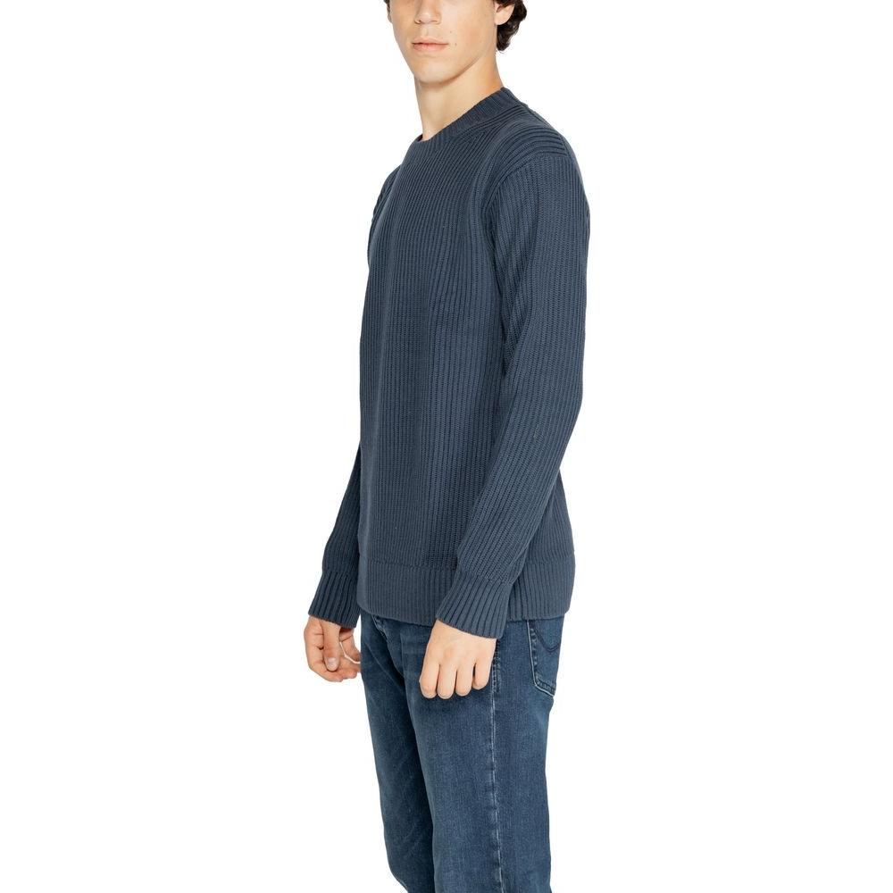 Calvin Klein Jeans Black Organic Cotton Sweater Calvin Klein Jeans Dark Slate Gray