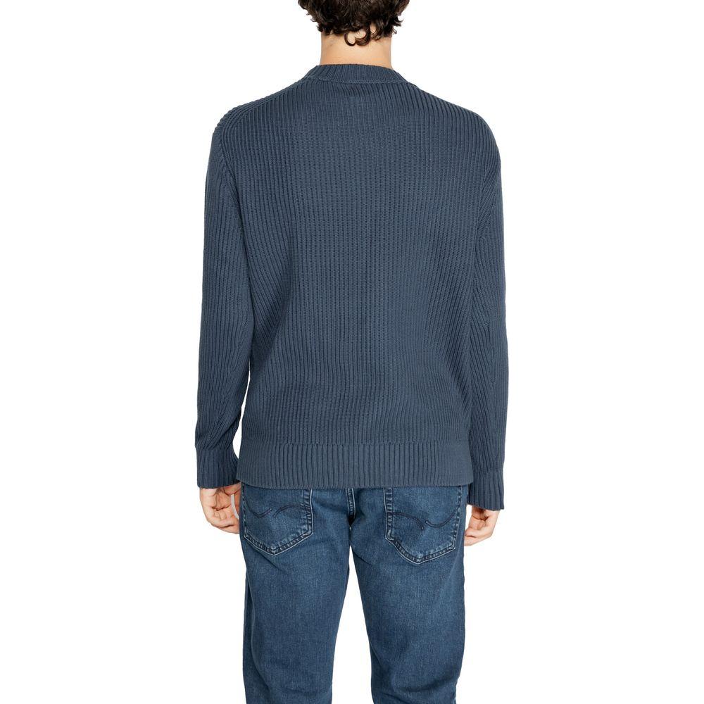 Calvin Klein Jeans Black Organic Cotton Sweater Calvin Klein Jeans Dark Slate Gray