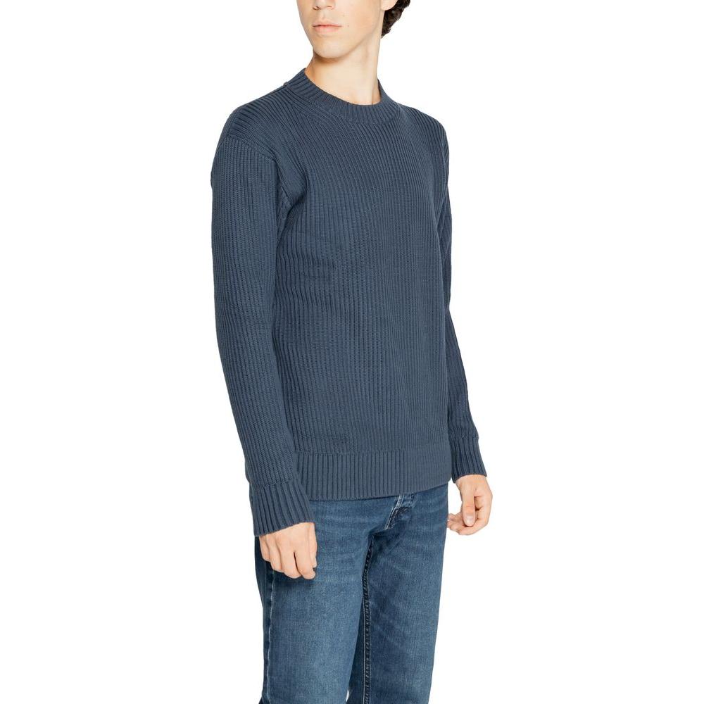 Calvin Klein Jeans Black Organic Cotton Sweater Calvin Klein Jeans Dark Slate Gray