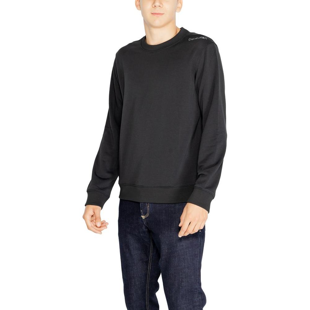 Calvin Klein Sport Black Recycled Polyester Sweater Calvin Klein Sport Dark Slate Gray