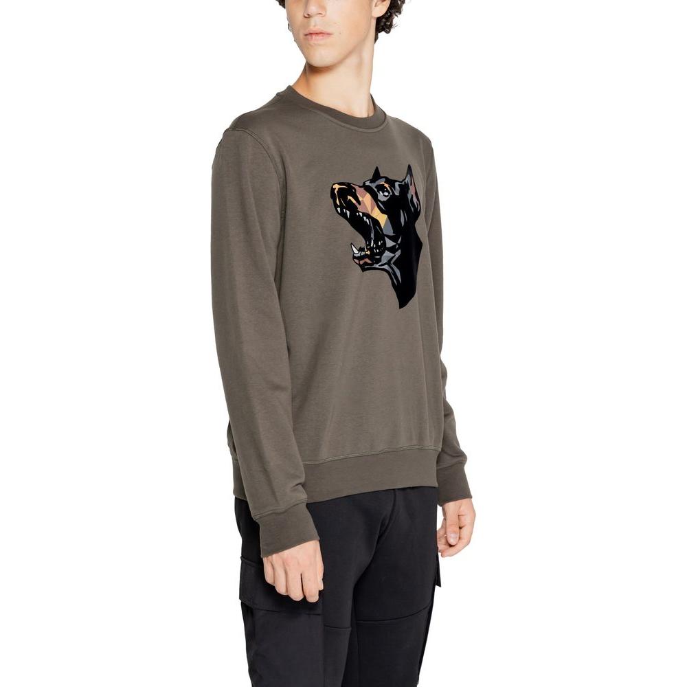 Antony Morato Green Cotton Sweater Antony Morato Dim Gray