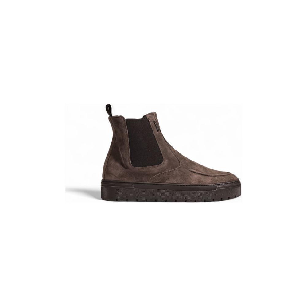 Antony Morato Antony Morato Gray Suede Leather Boot AN-14636400153-EU45/US12
