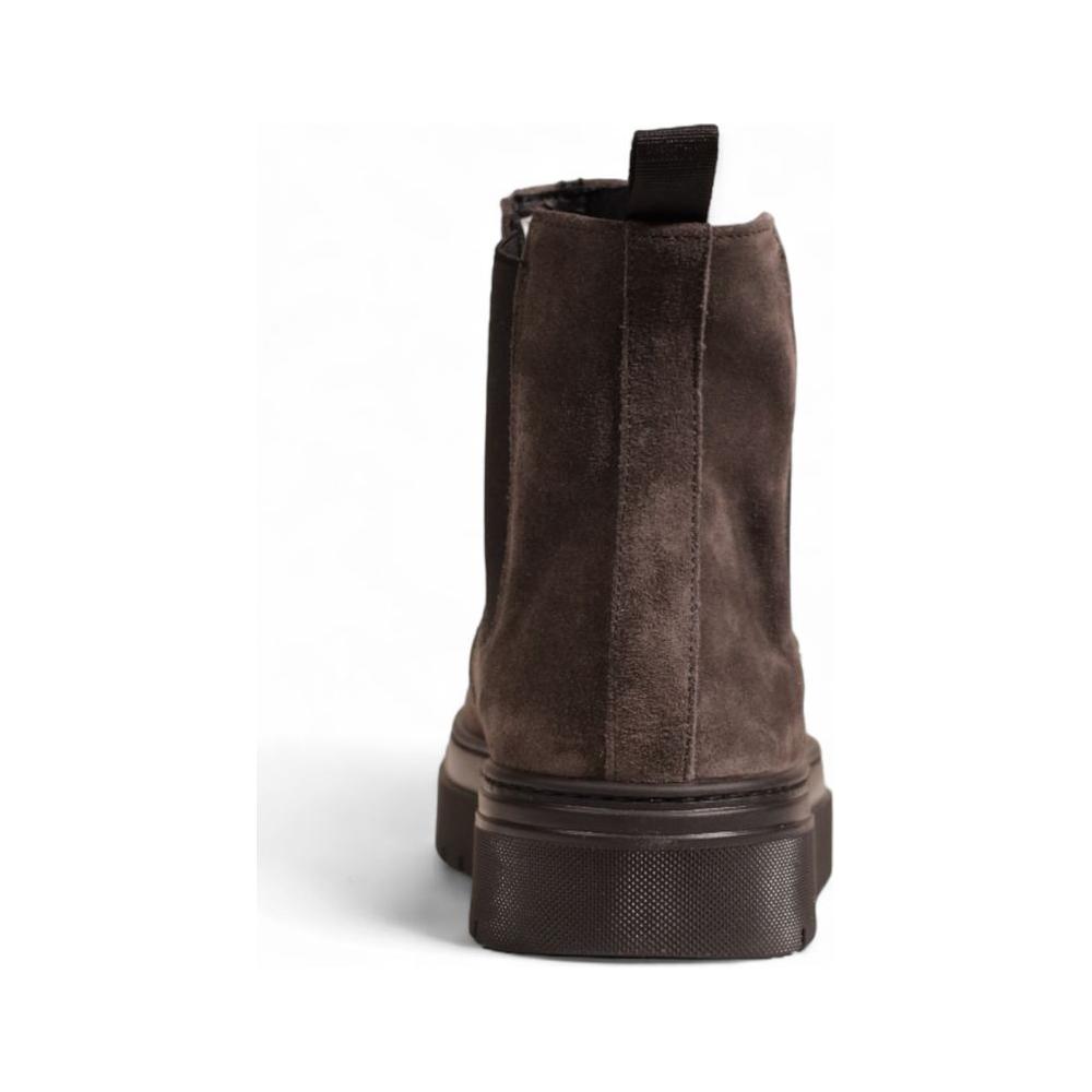 Antony Morato Antony Morato Gray Suede Leather Boot AN-14636400153-EU45/US12