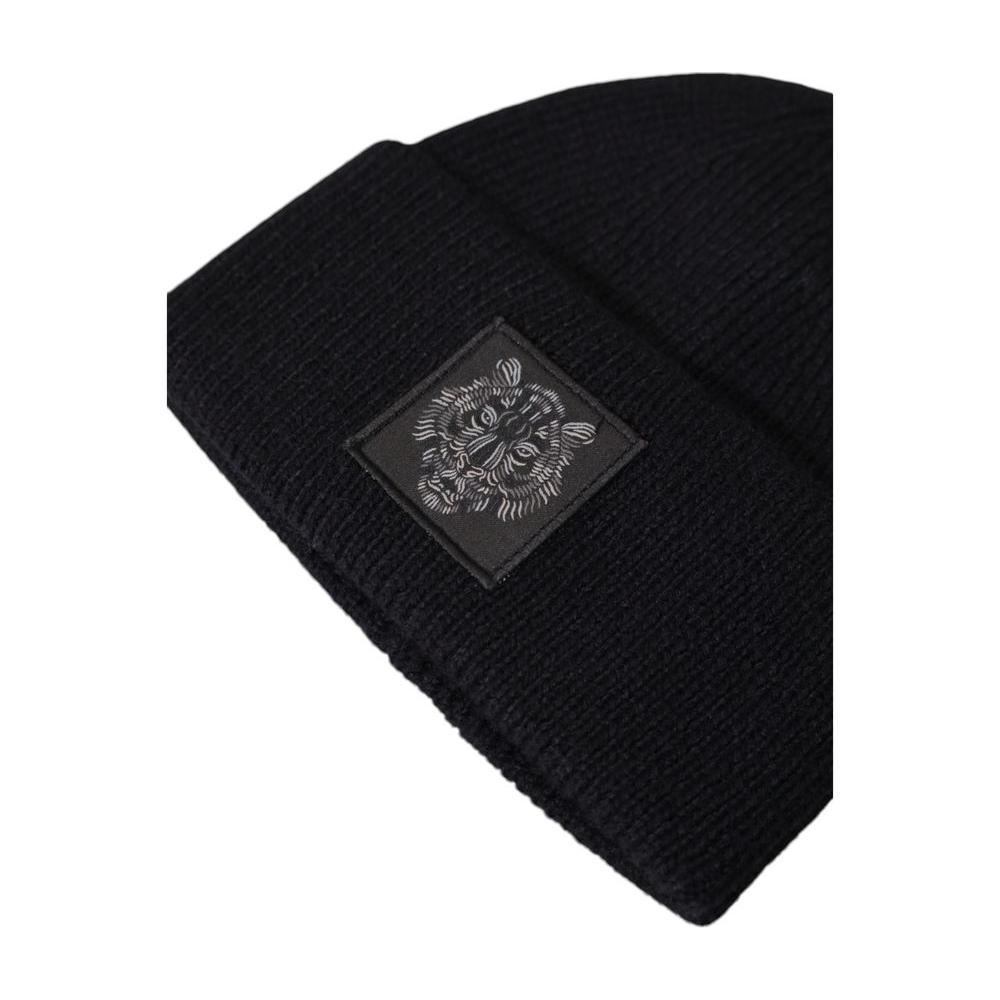 Antony Morato Black Wool Hats & Cap Antony Morato Black
