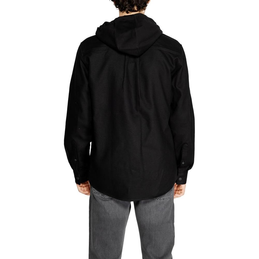 Antony Morato Black Cotton Shirt Antony Morato Black