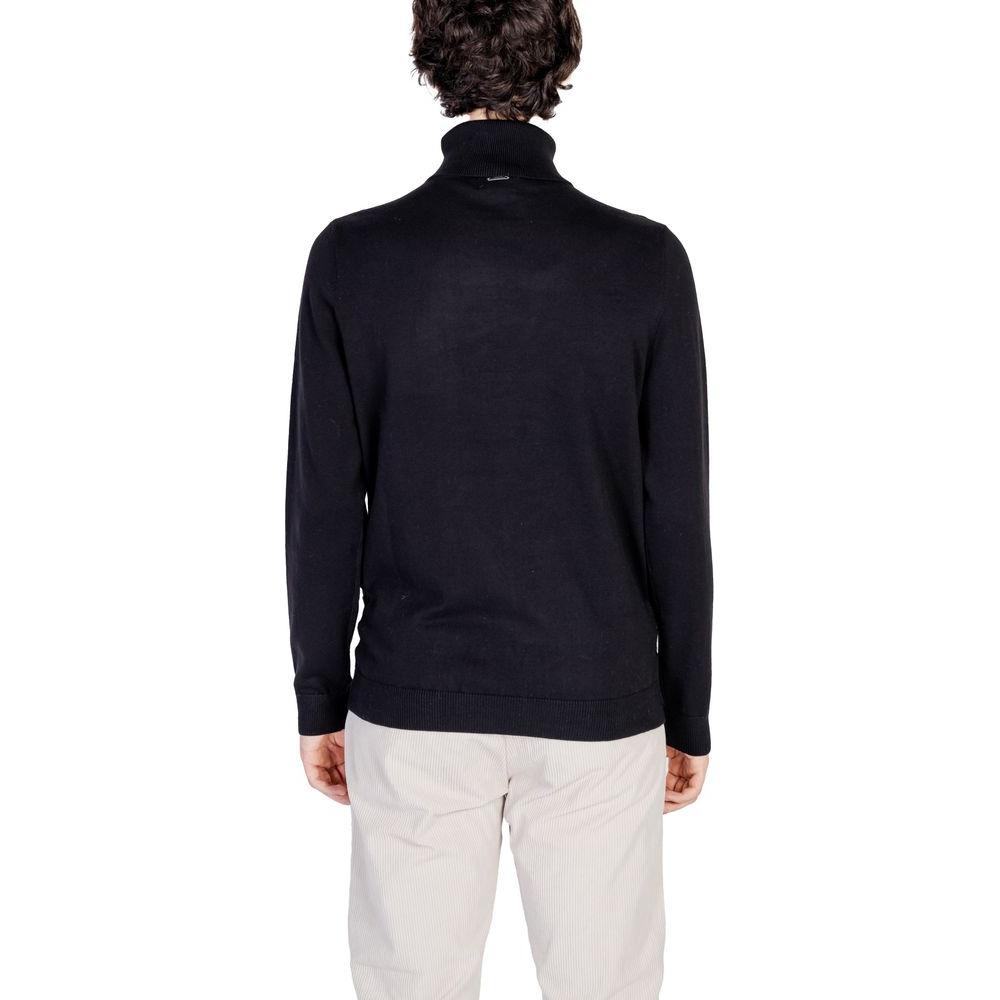 Antony Morato Black Cotton Sweater Antony Morato Light Gray