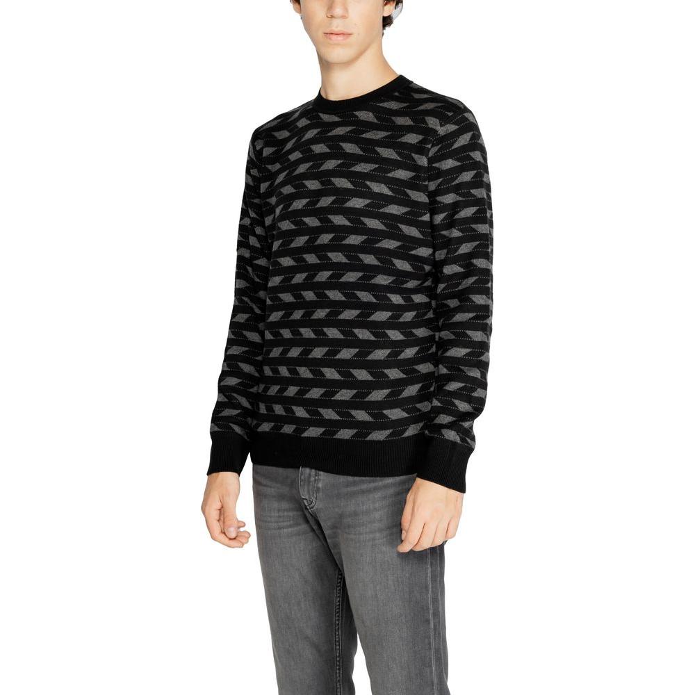 Antony Morato Black Acrylic Sweater Antony Morato Black