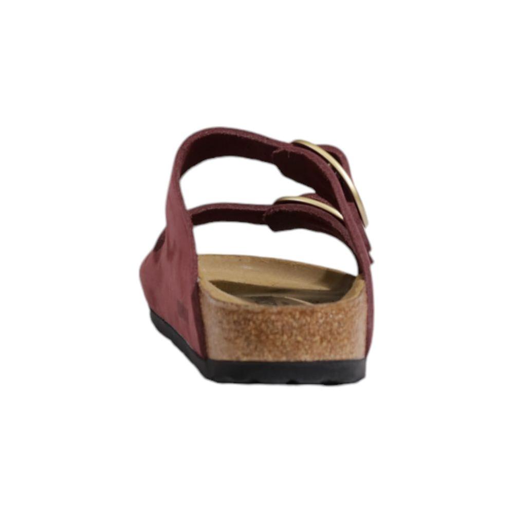 Birkenstock Pink Nubuc Leather Sandal Birkenstock Dim Gray