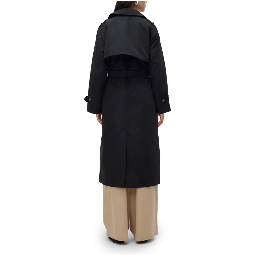 Vero Moda Black Polyester Jackets & Coat Vero Moda Tan