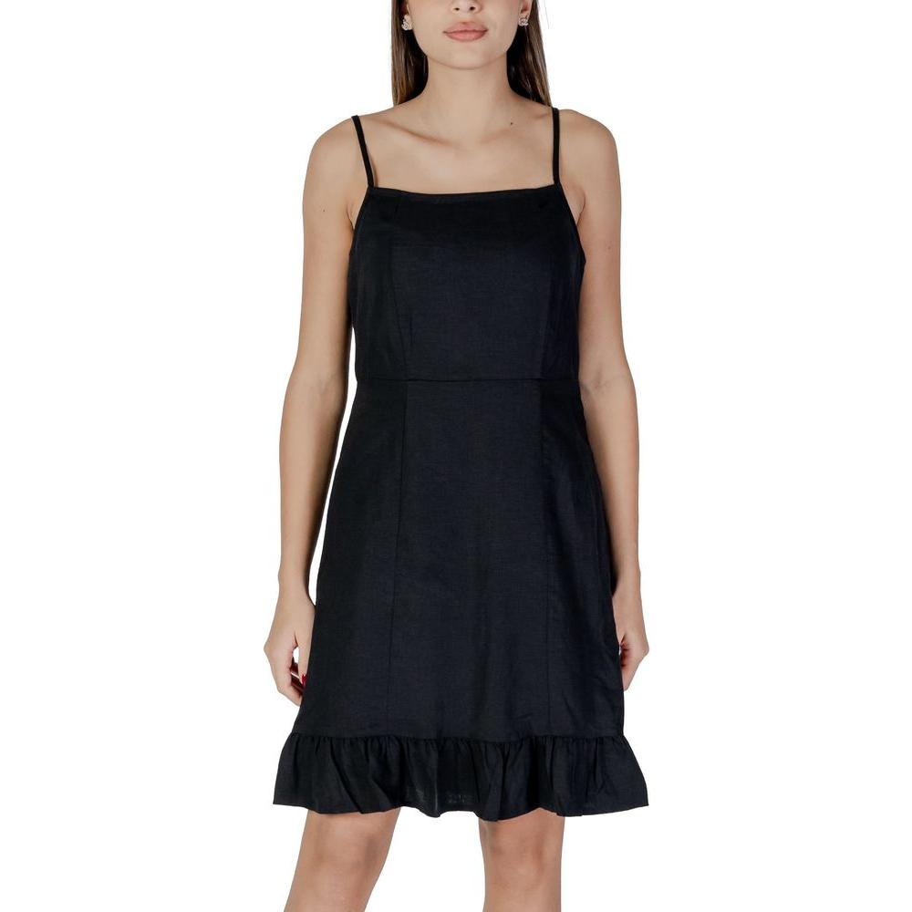 B.Young Black Linen Dress B.Young Black