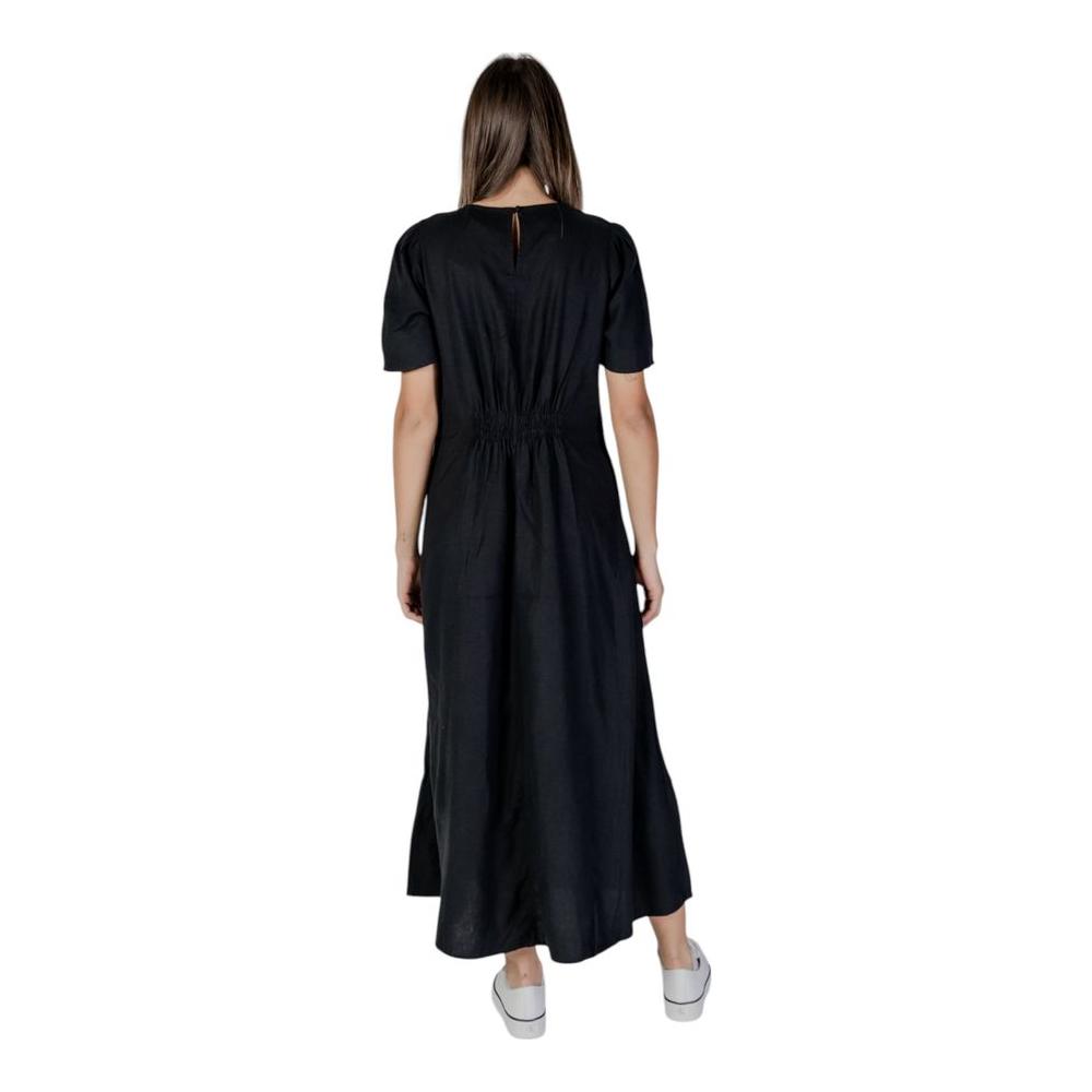 B.Young Black Linen Dress B.Young Black
