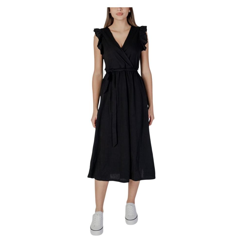 B.Young Black Cotton Dress B.Young Black