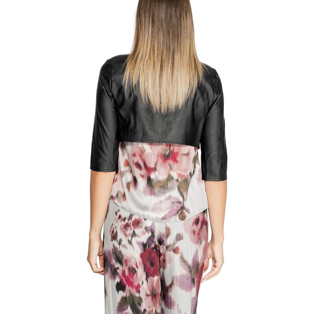 Rinascimento Black Polyethylene Tops & T-Shirt Rinascimento Rosy Brown