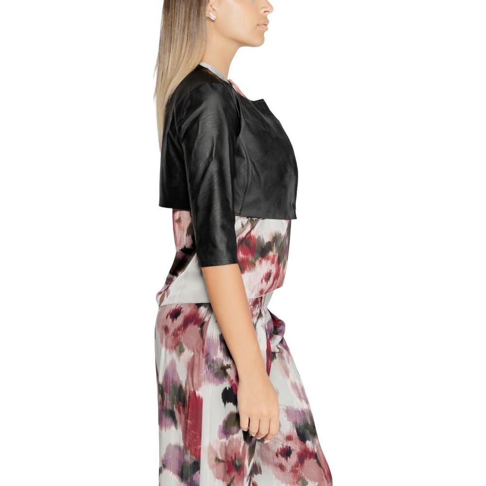 Rinascimento Black Polyethylene Tops & T-Shirt Rinascimento Rosy Brown