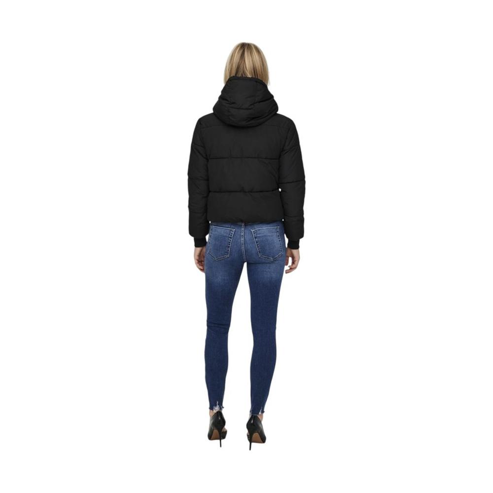 Jacqueline De Yong Black Polyester Jackets & Coat Jacqueline De Yong Dark Slate Gray