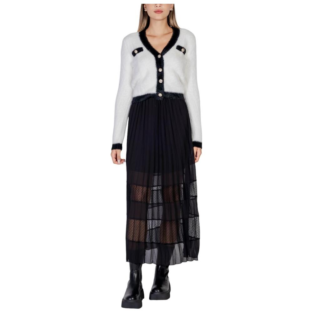 Morgan De Toi Black Polyester Skirt Morgan De Toi Black