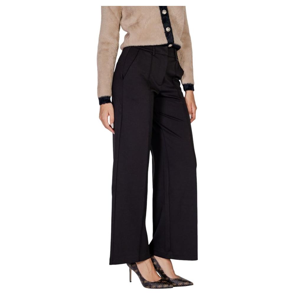 ICHI Black Polyester Jeans & Pant ICHI Rosy Brown