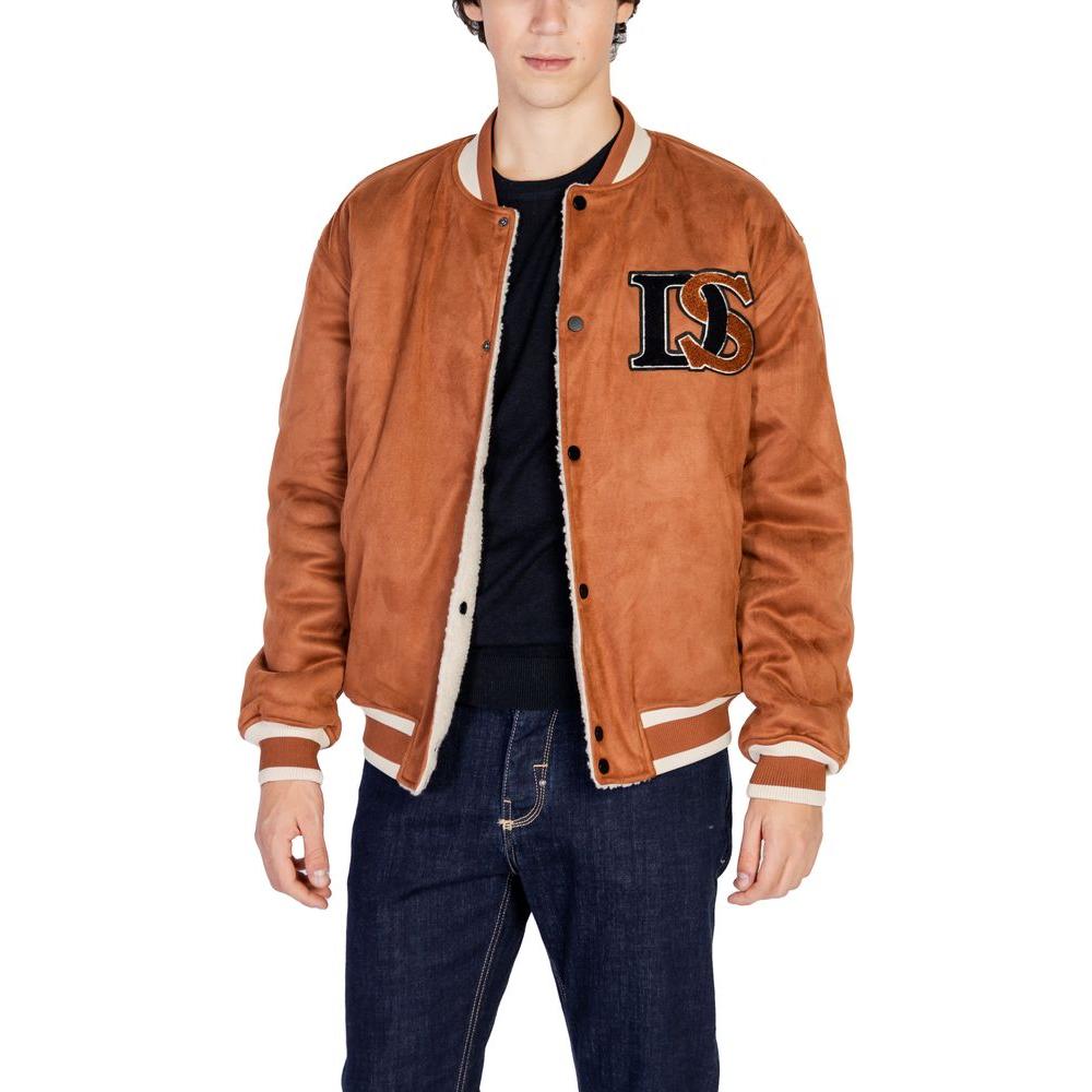 Only & Sons Brown Polyester Jacket Only & Sons Sienna