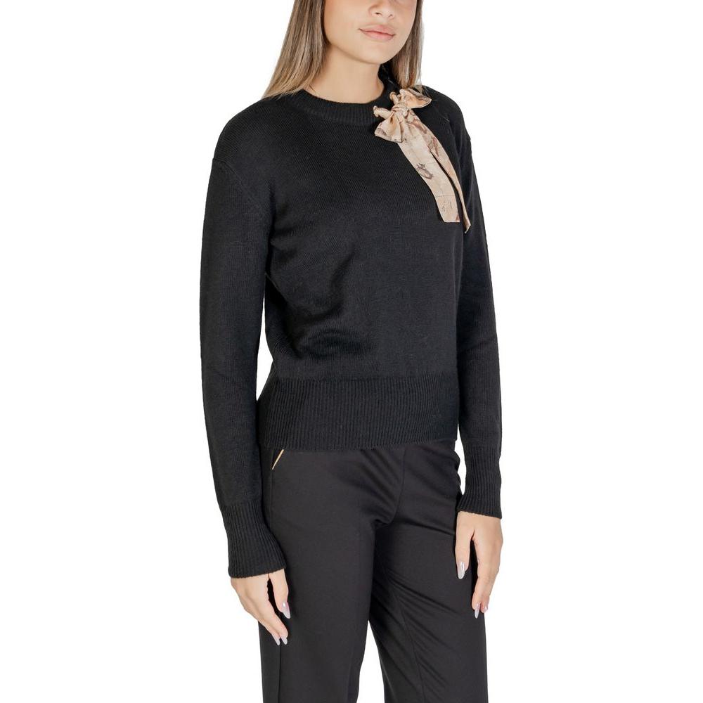 Alviero Martini Prima Classe Black Polyester Sweater Alviero Martini Prima Classe Dark Slate Gray
