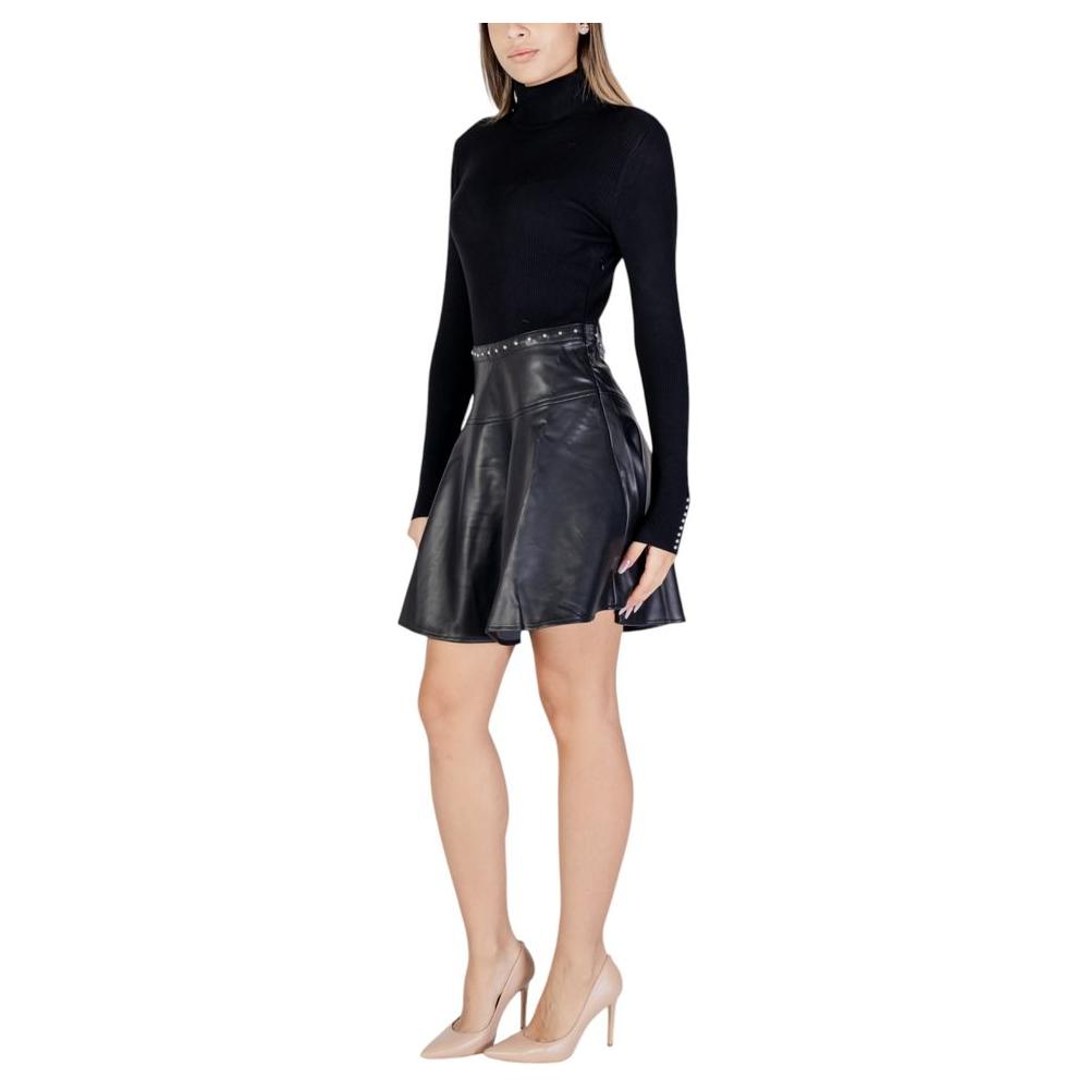 Morgan De Toi Black Viscose Dress Morgan De Toi Dark Slate Gray