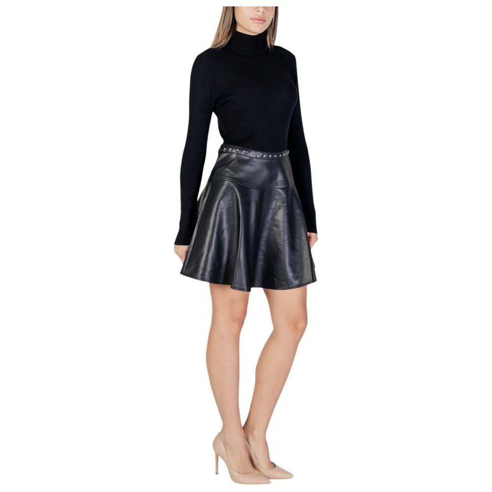Morgan De Toi Black Viscose Dress Morgan De Toi Dark Slate Gray