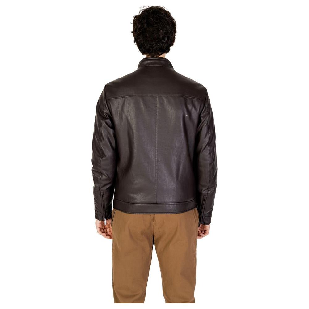 Hamaki-Ho Brown Viscose Jacket Hamaki-Ho Dark Slate Gray