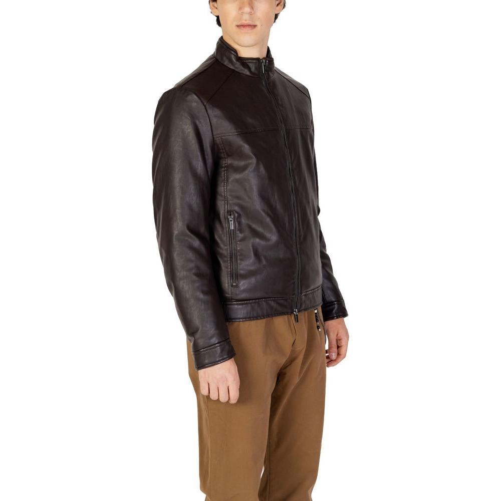 Hamaki-Ho Brown Viscose Jacket Hamaki-Ho Dark Slate Gray