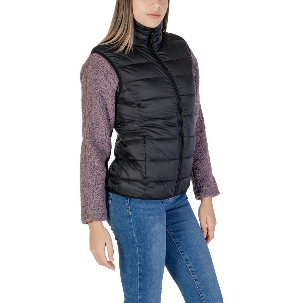 B.Young Black Nylon Jackets & Coat B.Young Dark Slate Gray