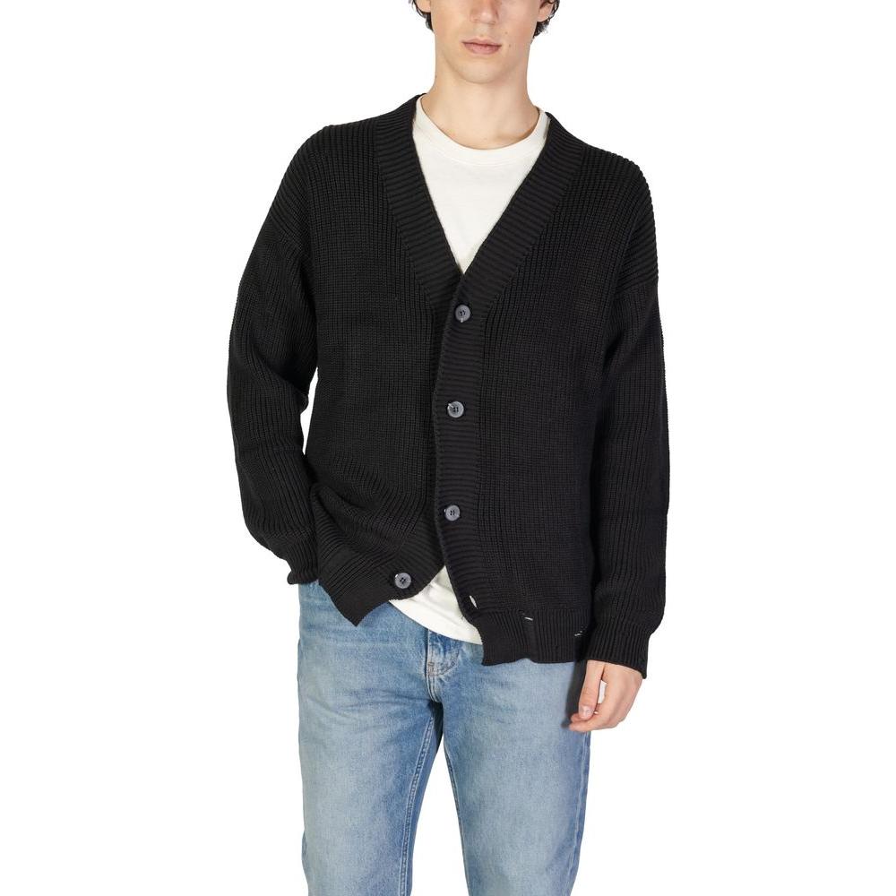 Underclub Black Cotton Cardigan Underclub Gray