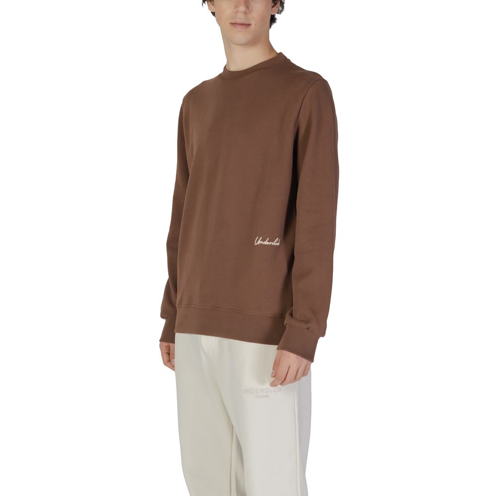 Underclub Brown Cotton Sweatshirt