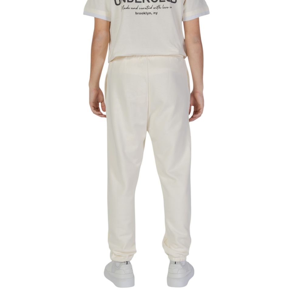 Underclub Cream Cotton Joggers (Workout Pants)