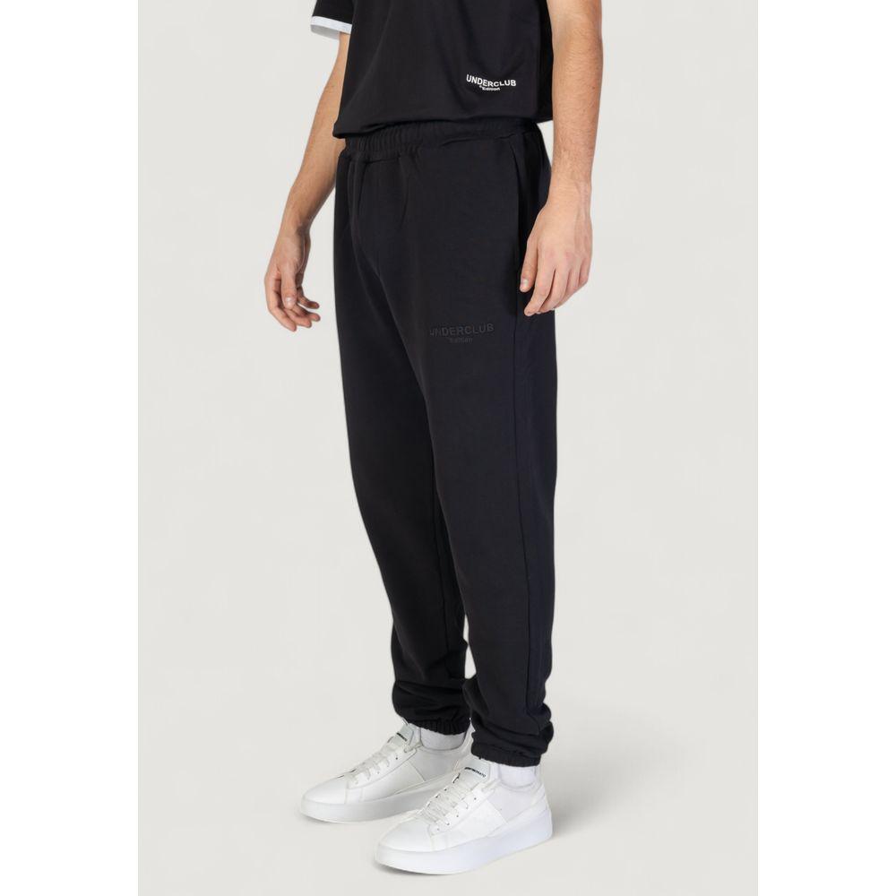 Underclub Black Cotton Jeans & Pant Underclub Black