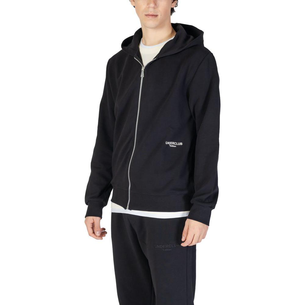 Underclub Black Cotton Sweater Underclub Dark Slate Gray