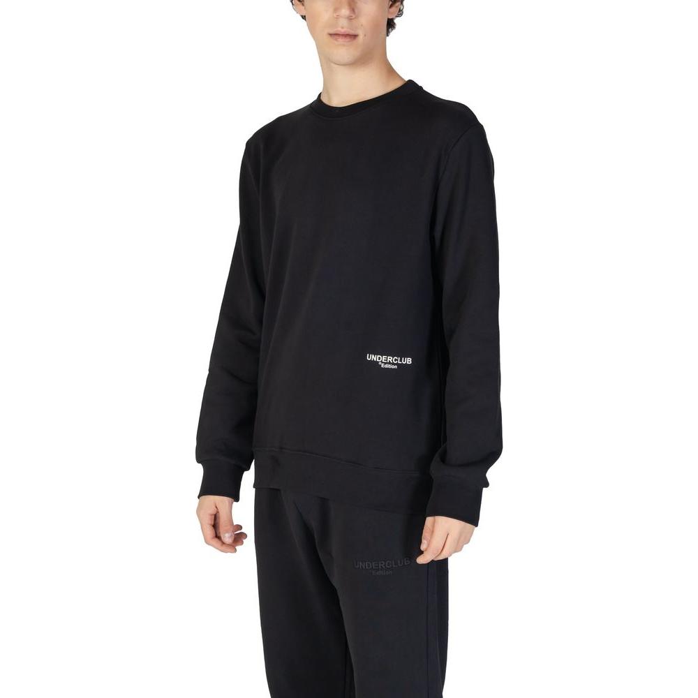 Underclub Black Cotton Sweater Underclub Black