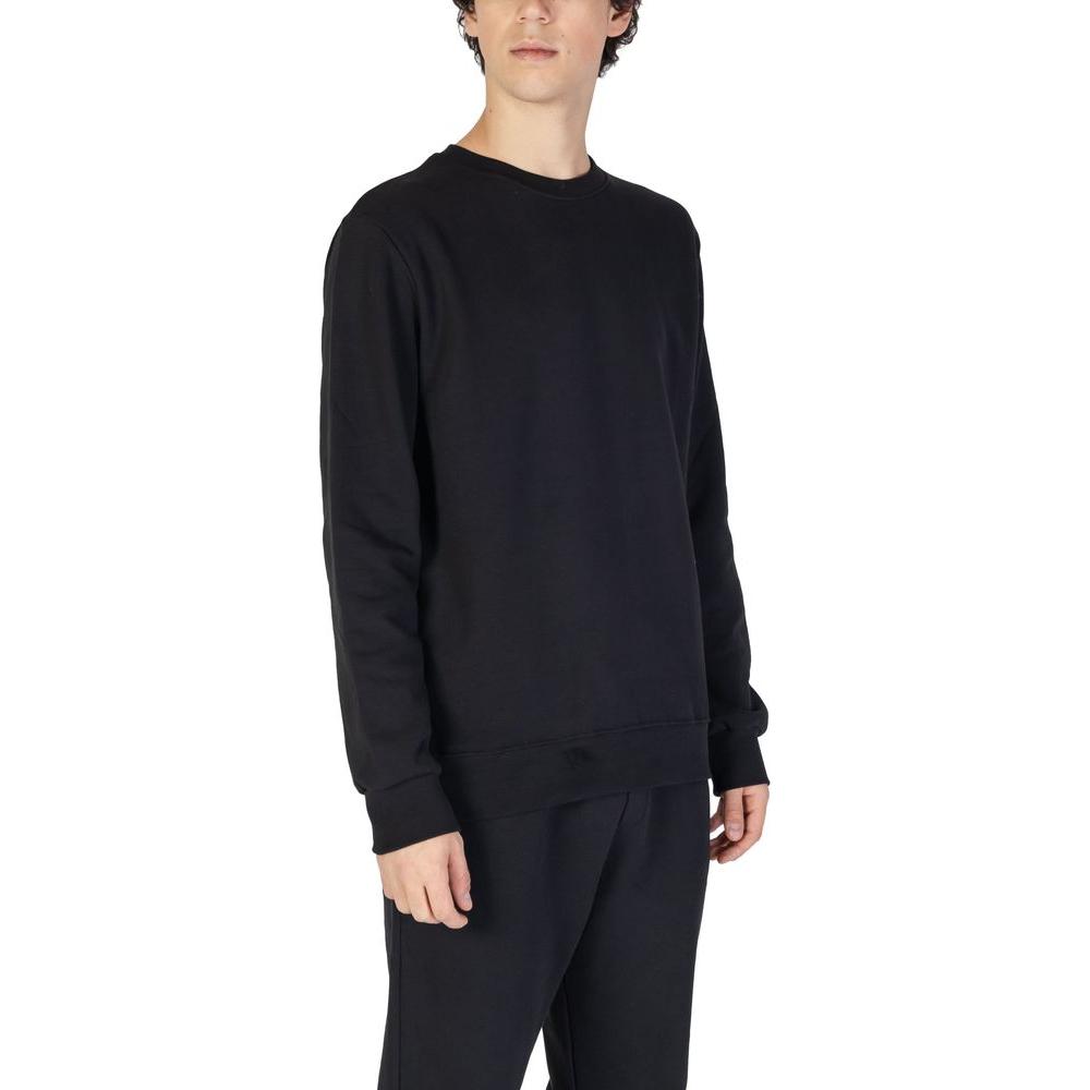 Underclub Black Cotton Sweater Underclub Black