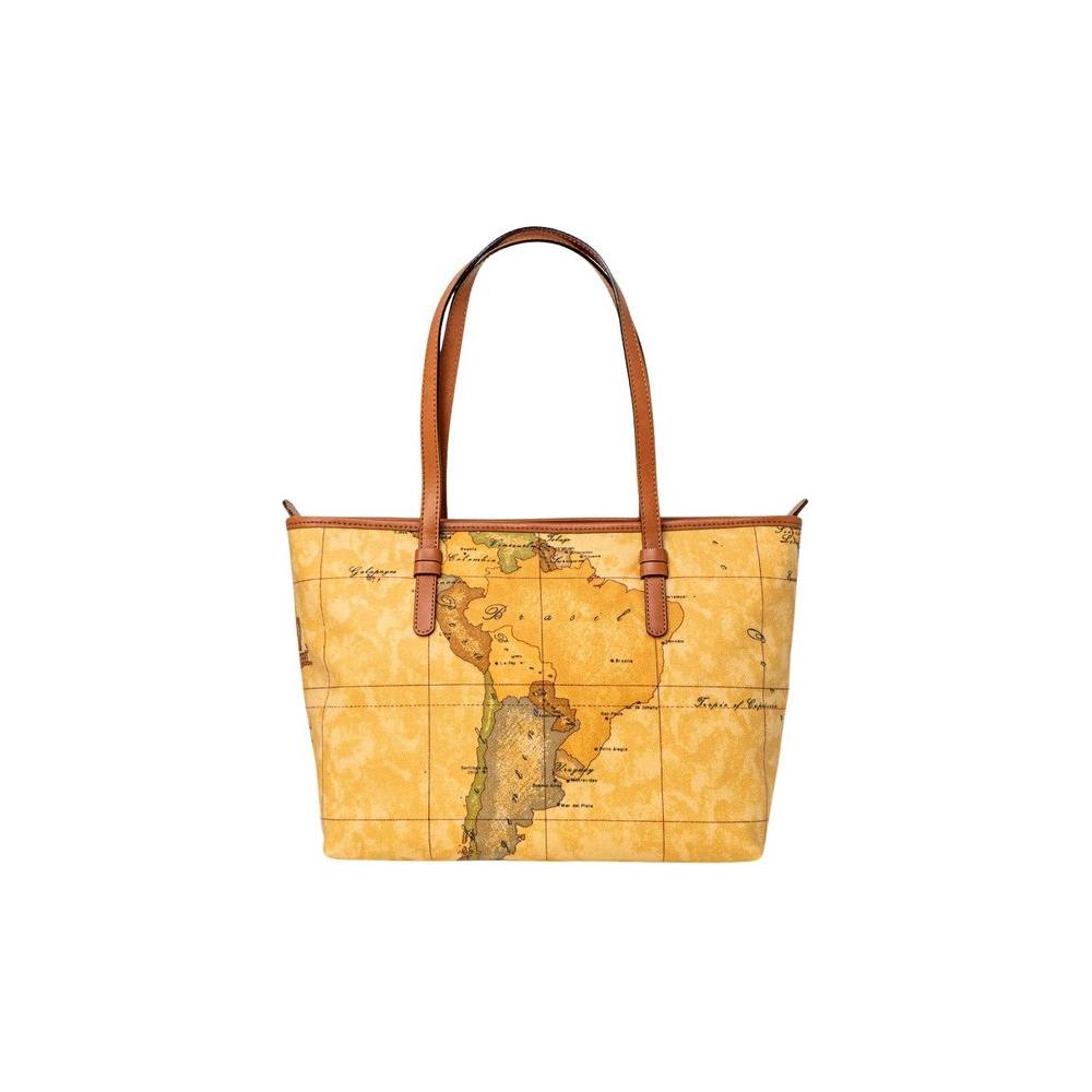 Alviero Martini Prima Classe Beige Leather Handbag– WOMEN’S BAG– COLLECTION: AUTUMN/WINTER– COMPOSITION: 100% LEATHER– HEIGHT(CM.) : 23. – WIDTH(CM.): 38. – PRODONDITY (CM.): 14