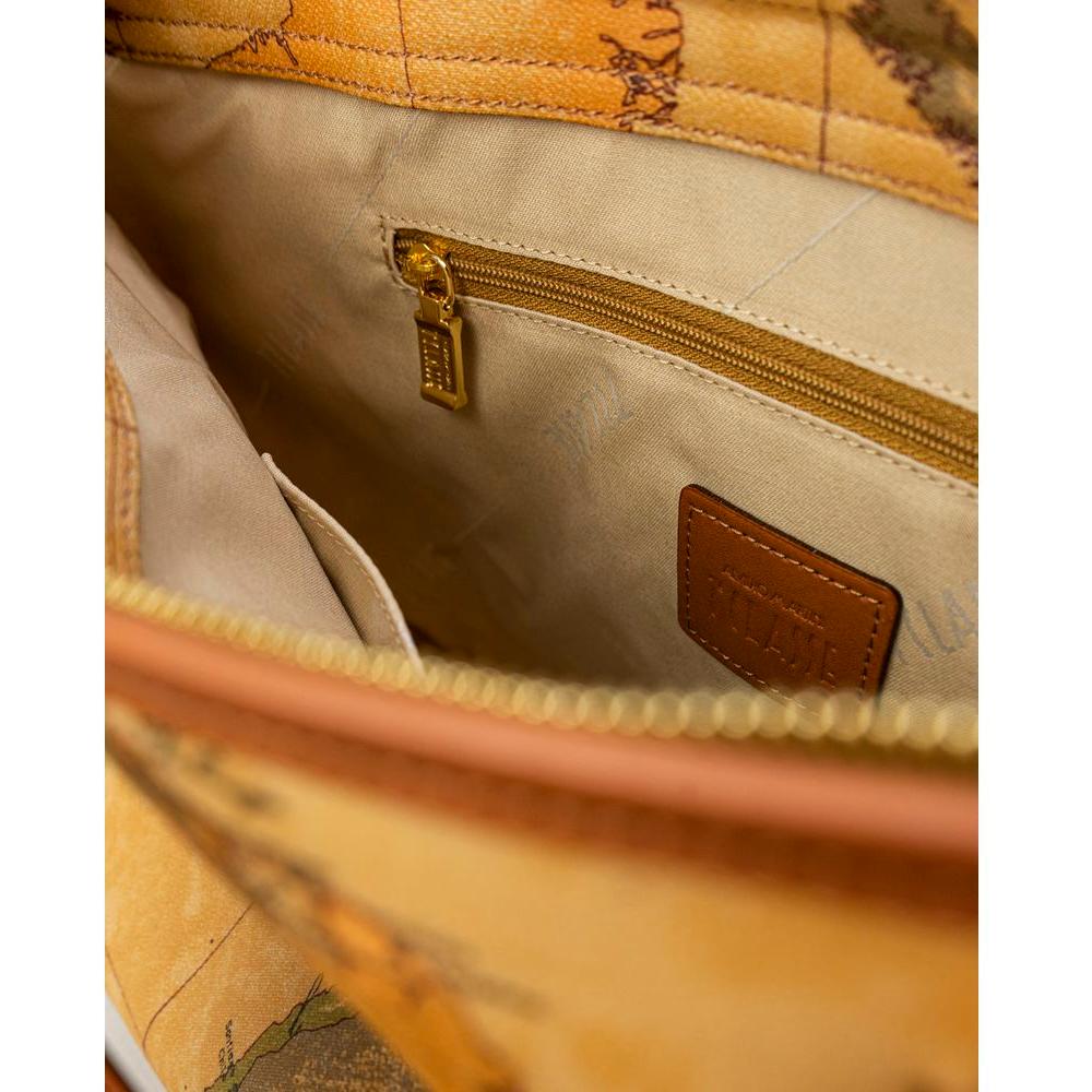 Alviero Martini Prima Classe Beige Leather Handbag– WOMEN’S BAG– COLLECTION: AUTUMN/WINTER– COMPOSITION: 100% LEATHER– HEIGHT(CM.) : 23. – WIDTH(CM.): 38. – PRODONDITY (CM.): 14