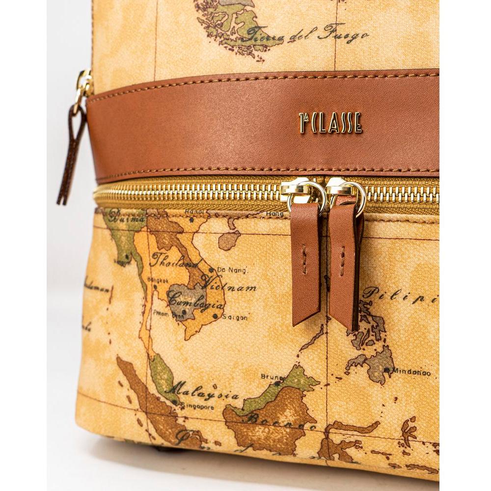 Alviero Martini Prima Classe Beige Leather Backpack– WOMEN’S BACKPACK– COLLECTION: AUTUMN/WINTER– COMPOSITION: 100% LEATHER– HEIGHT (CM.) : 31. – WIDTH (CM.): 28. – DEPTH (CM.): 10.5