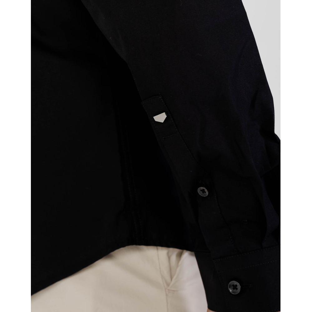 Antony Morato Black Cotton Shirt Antony Morato Gray