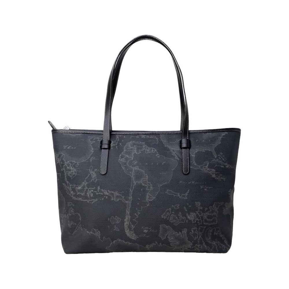 Alviero Martini Prima Classe Black Polyester Handbag Alviero Martini Prima Classe Dark Slate Gray