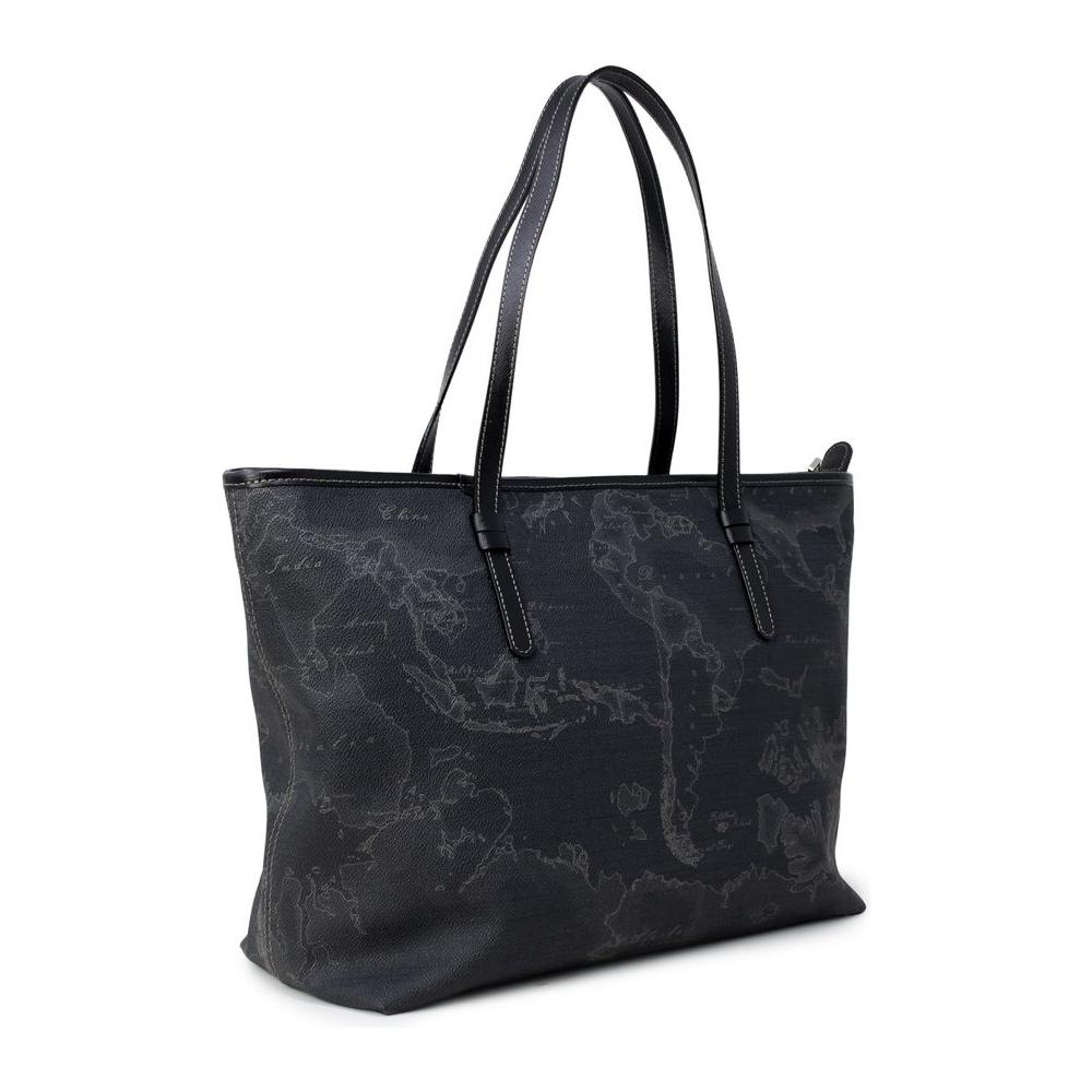 Alviero Martini Prima Classe Black Polyester Handbag Alviero Martini Prima Classe Dark Slate Gray